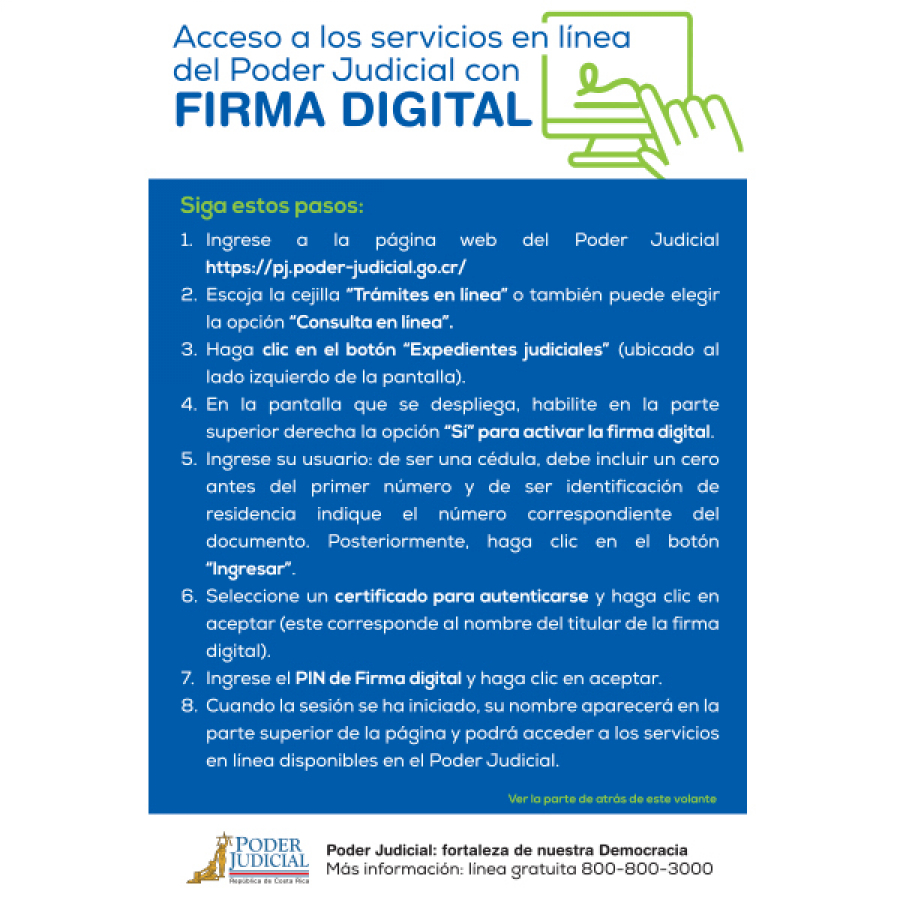 Servicios Del Poder Judicial Firma Digital