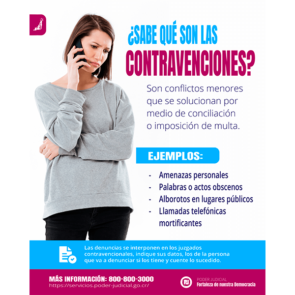 Infografía: ¿Sabe qué son las contravenciones?
