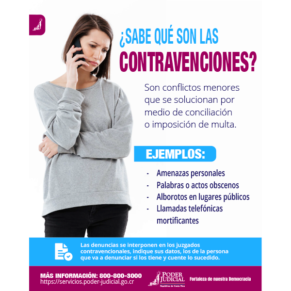 Infografía: ¿Sabe qué son las contravenciones?