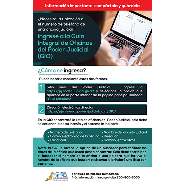 Volante: Guía Integral de Oficinas (GIO)