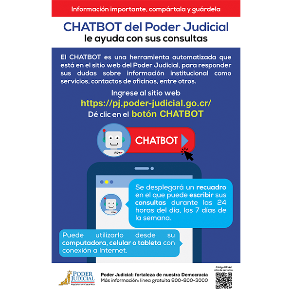 Volante: CHATBOT del Poder Judicial