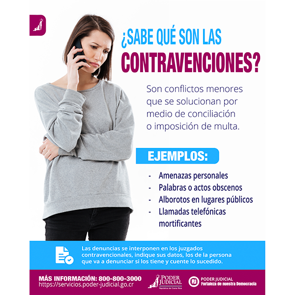 Infografía: ¿Sabe qué son las contravenciones?