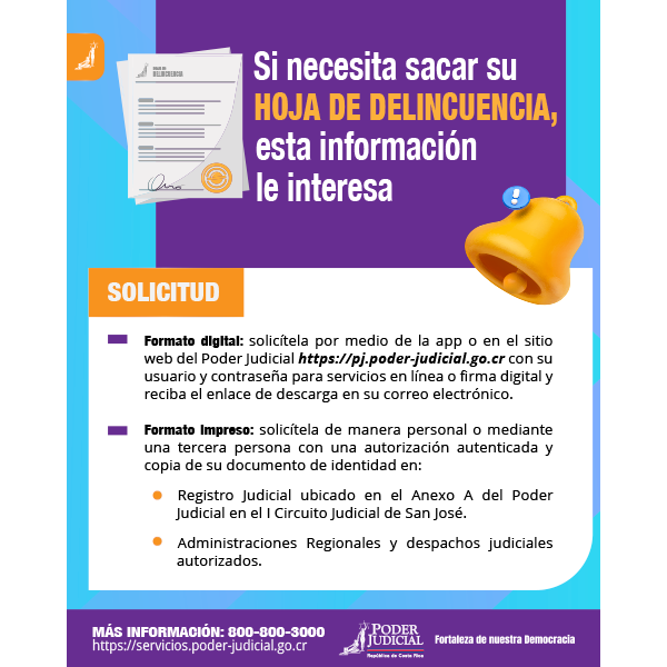 Infografía: hoja de delincuencia en formato digital e impreso