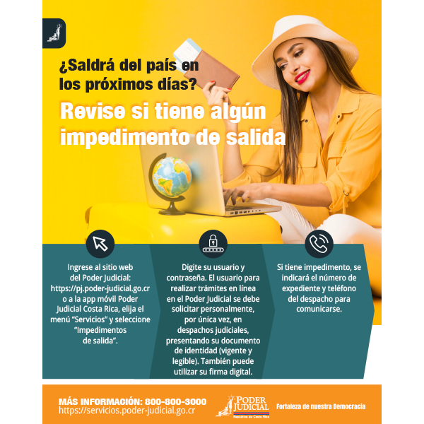 Infografía: Revise si tiene algún impedimento de salida del país