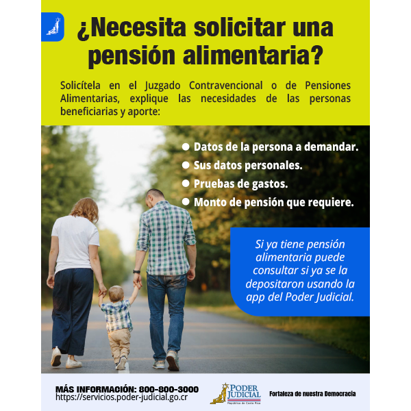 Infografía: ¿Necesita solicitar una pensión alimentaria?