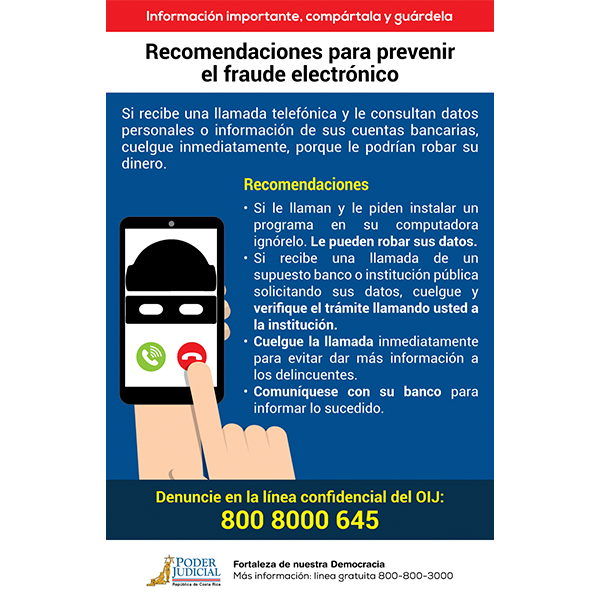 Volante: evite el fraude electrónico