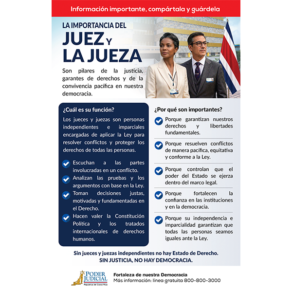 Volante: La importancia del Juez y la Jueza