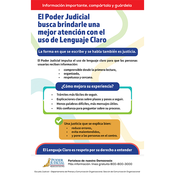 Volante: mejor atención con el uso de lenguaje claro 