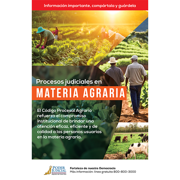Volante: Reforma Procesal Agraria 