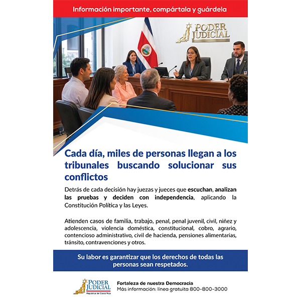 Volante: función del juez y la jueza 