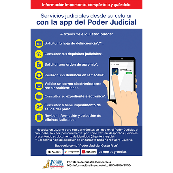 Volante servicios desde la app