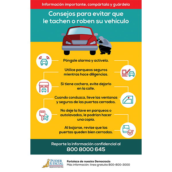Volante: consejos para evitar que le tachen su vehículo.