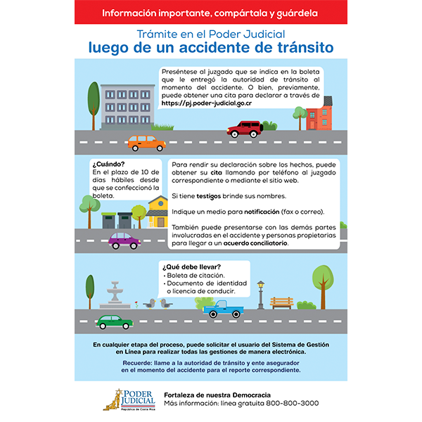 Volante: trámite accidente de tránsito