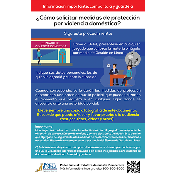 Volante¿cómo solicitar medidas de protección por violencia doméstica?