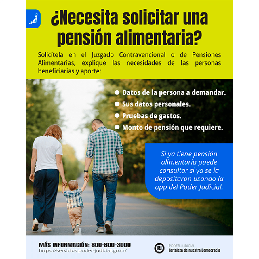 Infografía: ¿Necesita solicitar una pensión alimentaria?