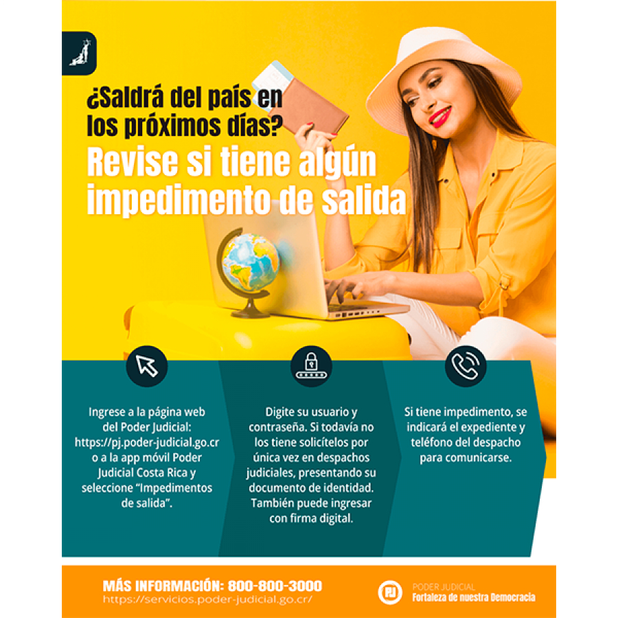 Infografía: Revise si tiene algún impedimento de salida del país