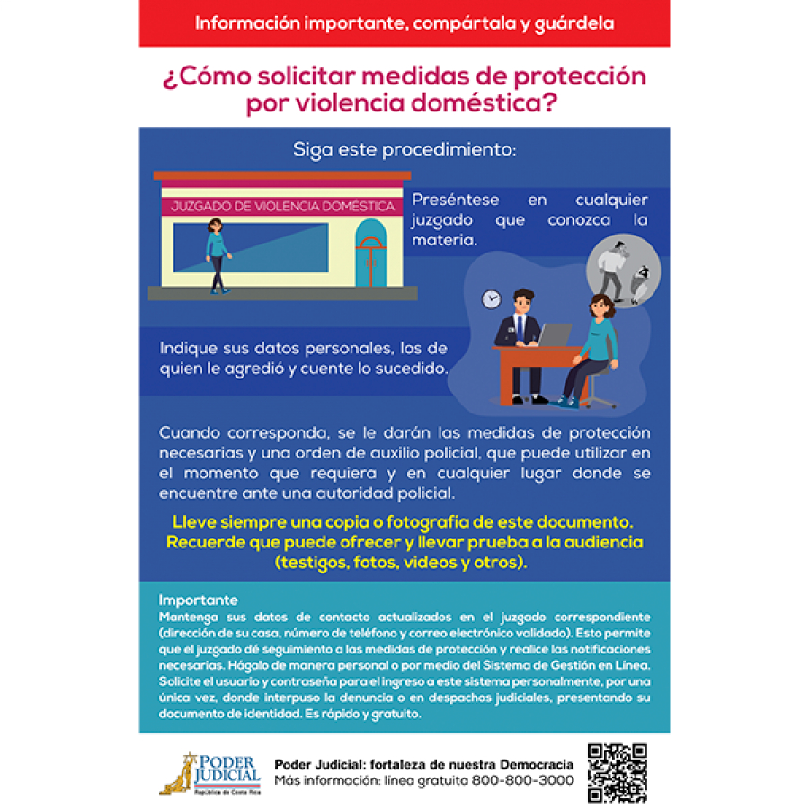 Volante¿cómo solicitar medidas de protección por violencia doméstica?